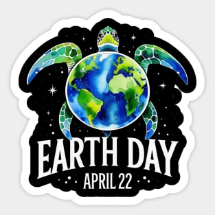 Earth Day April 22 Sticker